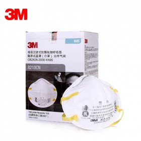 3M8210CN防颗粒物防汽车尾气雾霾工业粉尘头戴式面罩杯状口罩