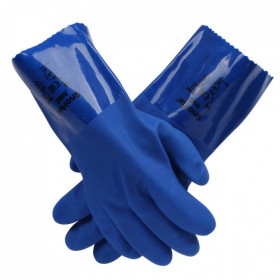 ansell/安思尔4-644 高级PVC化学手套 防化防油工作手套 耐腐蚀手套