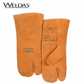 WELDAS/威特仕10-2178 食指款焊接电焊氩弧焊手套牛皮防火隔热耐磨手套