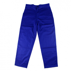 威特仕33-9700  焊接裤 防火 阻燃 全棉蓝色焊接裤