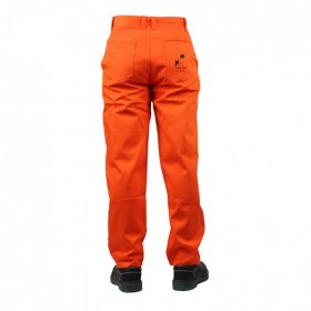 weldas/威特仕33-9800橙色时款工作裤 电焊劳保防护 防火阻燃焊接裤