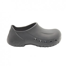 funtownshoes/范特仕 7101 黑色带孔厨师鞋 EVA+橡胶  防滑橡胶大底厨师鞋 可水洗