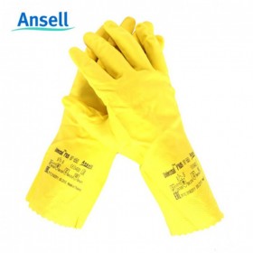 ansell/安思尔 87-650天然橡胶清洁天然气化工业防放射污染防化手套
