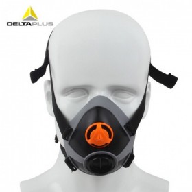 deltaplus/代尔塔105011半面罩 M6300 化工防甲醛防毒面罩 装修喷漆防护单滤盒面罩