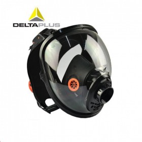 deltaplus/代尔塔105007 M9200硅胶全脸面罩防尘防有毒气体面罩一键式旋钮调节