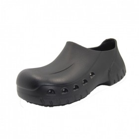 funtownshoes/范特仕7101 黑色带孔厨师鞋 EVA+橡胶  防滑橡胶大底厨师鞋