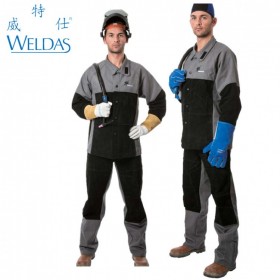 weldas/威特仕38-4650夏季透气电弧骑士电焊服氩氟焊烧焊工作裤