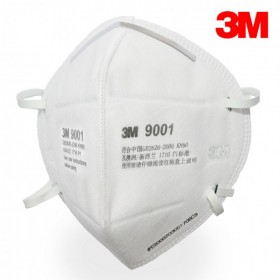 3M9001防雾霾工业粉尘KN90级防PM2.5颗粒物9002折叠耳带口罩