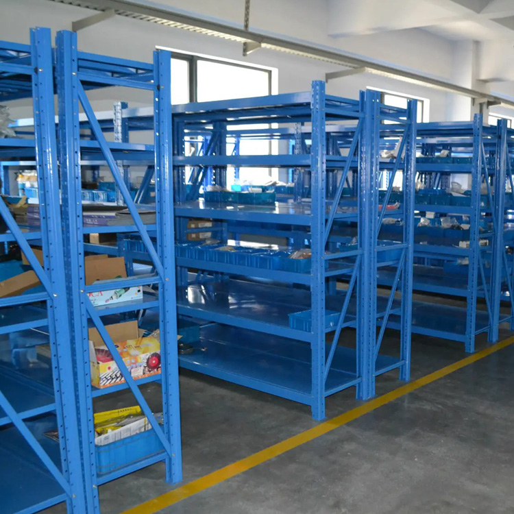 中型仓储设备 中型钢制层板储存货架 加厚多层仓储架定制