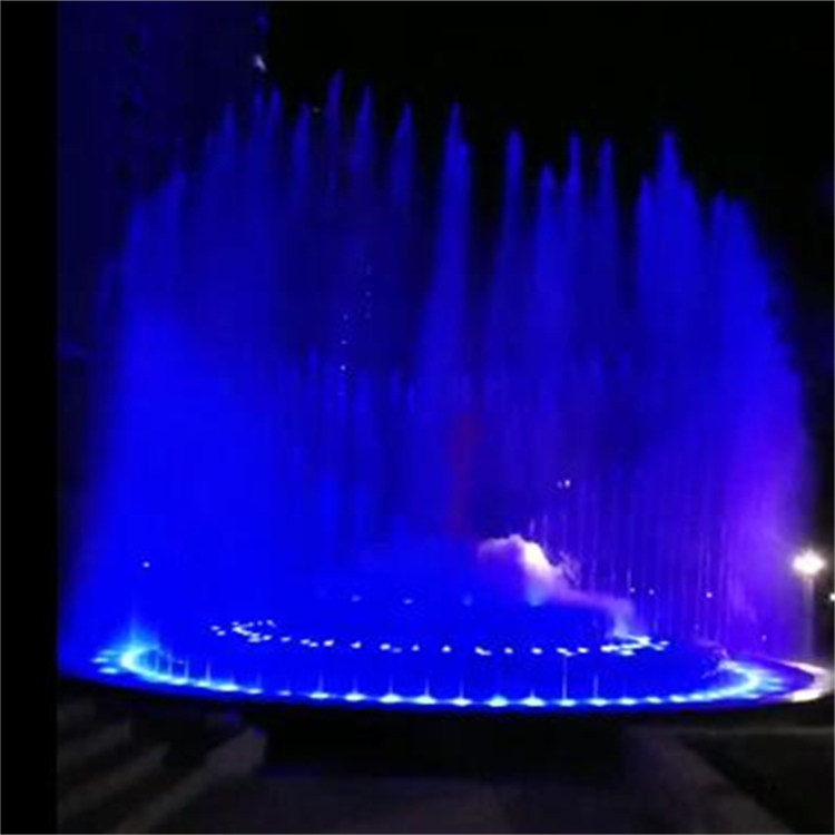 广场灯光旱地音乐喷泉设备 公园广场直喷式灯光水秀 外形美观