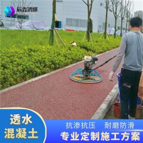 重庆 巴南 景区工程生态透水地坪 多孔透水混凝土路面施工 多孔混凝土