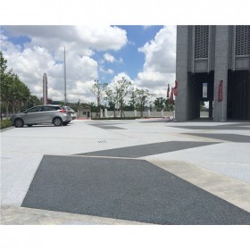 乐山市 c20/c30彩色透水混凝土材料 人行道路透水混凝土路面施工
