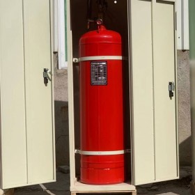 四川共安消防柜式七氟丙烷灭火装置单瓶组钢瓶气体自动灭火系统包消防验收