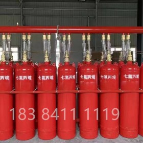 四川共安消防七氟丙烷气体自动灭火系统有管网药剂价格批发包验收