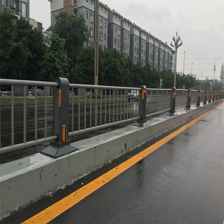 高速公路隔离栏 交通道路桥梁隔离防撞栏杆定制