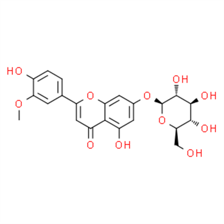 柯伊利素-7-O-葡萄糖苷对照品标准品 19993-32-9 图谱全纯度98%