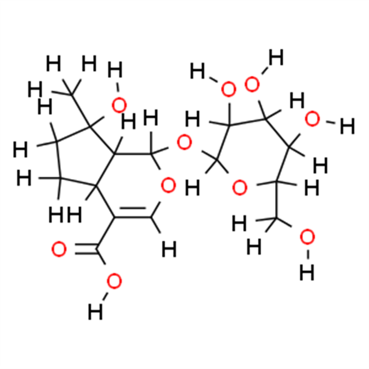 玉叶金花苷酸 Mussaenosidic acid 82451-22-7 标准品 对照品 HPLC≥98%