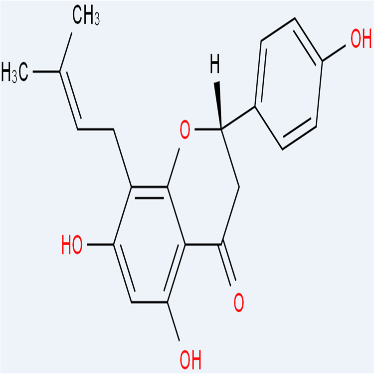 8-异戊烯基柚皮素 hplc98% 对照品  三大图谱 科研用品