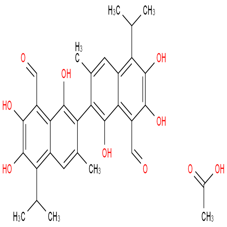 醋酸棉酚  12542-36-8  科研用品 医院 高校 药企等