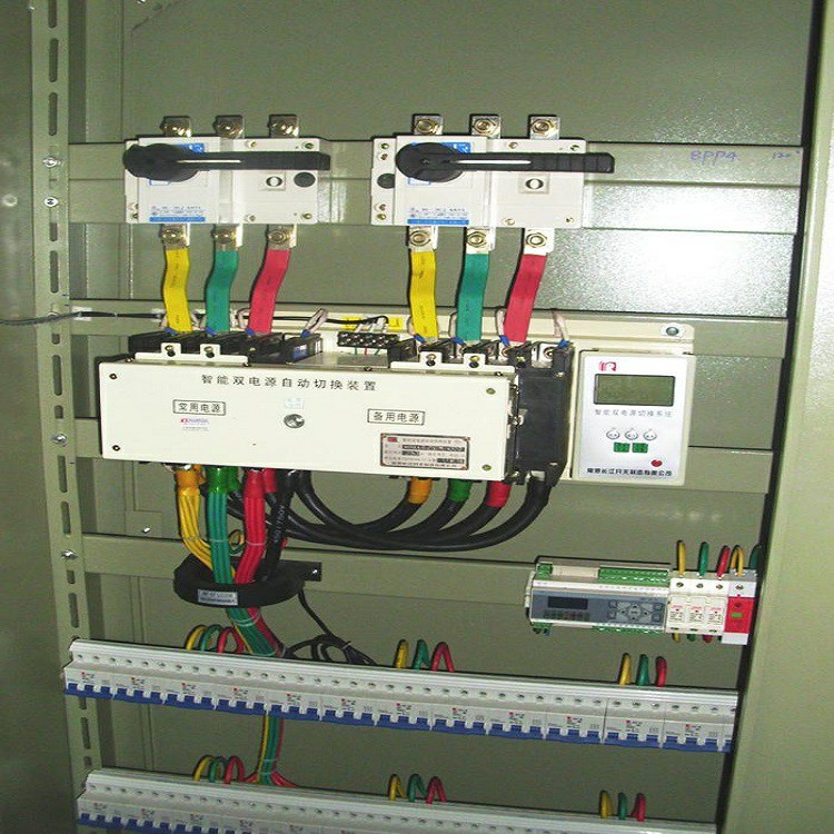 鹤都电气双电源配电柜定制 由双电源自动切换装置组成