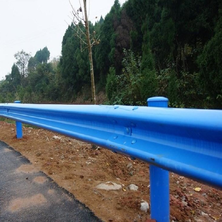 喷塑波形护栏 高速公路防撞护栏板定制