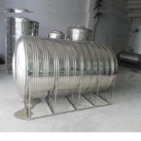 304卧式保温不锈钢水箱    水塔空气能太阳能储蓄水罐圆柱形水箱   型号齐全