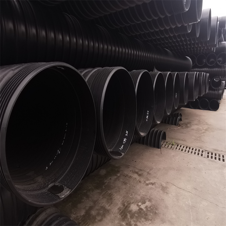 HDPE扩口钢带波纹管生产厂家 规格齐全