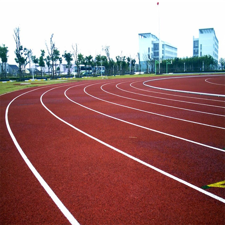 重庆硅PU塑胶球场 塑胶跑道 彩色epdm塑胶面层施工 透气型塑胶跑道