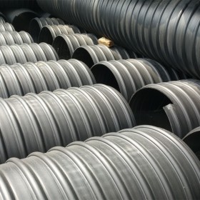 高密度聚乙烯钢带管波纹管厂家 排水管 规格齐全 环保耐用