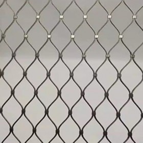 不锈钢编织网 不锈钢绳网 景区防护防坠装饰适用 钢丝绳 网不易生锈