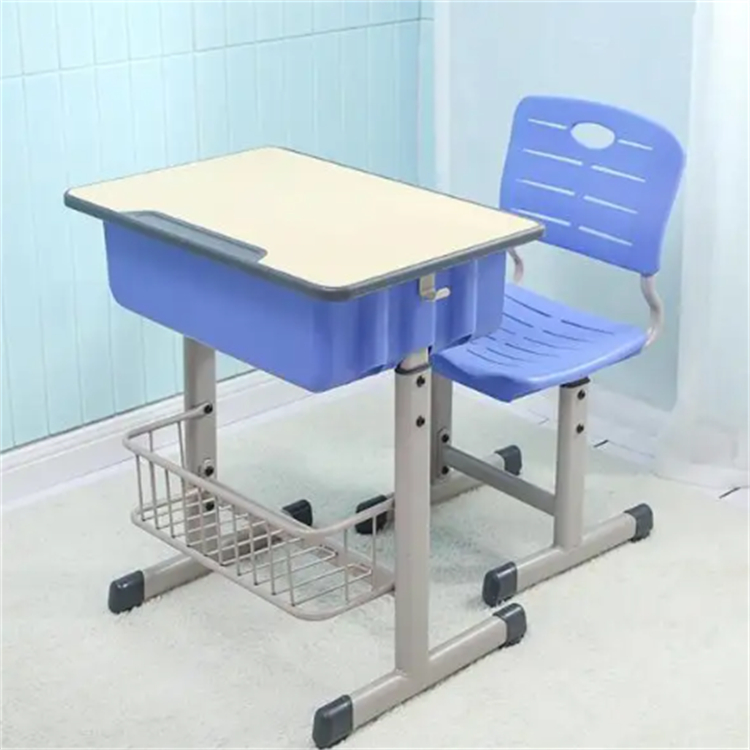 ABS塑料升降课桌椅 培训班学生课桌 家用学习桌写字桌