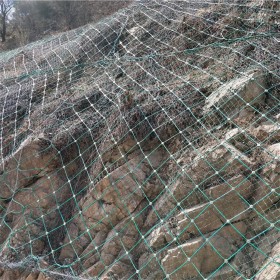 腾亿 主动边坡防护网 镀锌柔性钢丝绳菱形网 支持定制