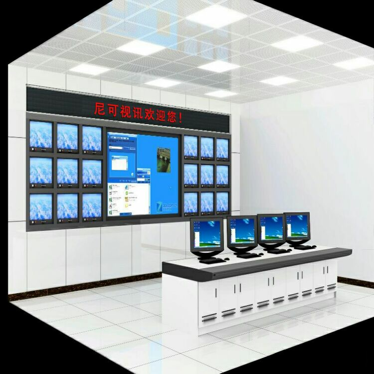 值班室电视墙 各种规格可定制 46寸拼接监控电视墙