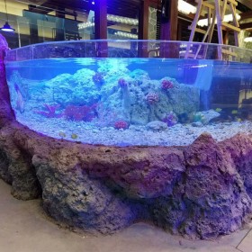 四川水族馆鱼缸定做 亚克力鱼缸定做厂家 大型鱼缸定制 专业大鱼缸设计定做 海洋馆设计