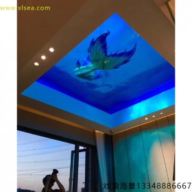 水族馆鱼缸定做 大型有机玻璃水族箱 亚克力透明泳池