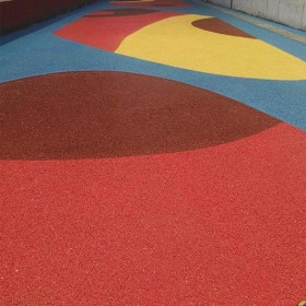 铜川市 彩色透水道路 透水混凝土面料 透水地坪漆 生产企业