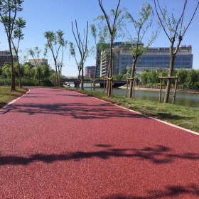 攀枝花市 彩色地坪材料 透水生态混凝土 透水砼地面 厂家