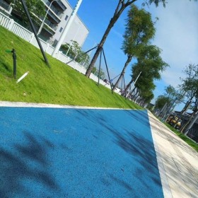 衡阳市 混凝土透水道路 彩色透水砼地坪 透水材料 工程