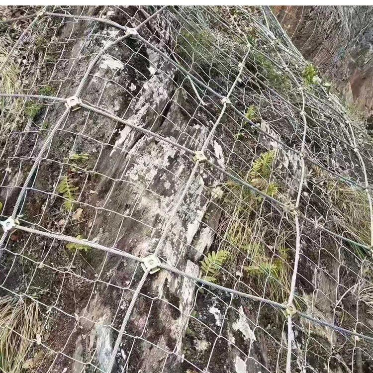 边坡防护网生产厂家  山体滑坡防落石被动网 危岩拦截柔性环形网