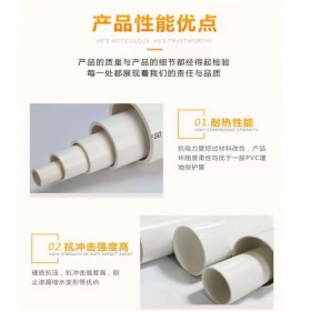 厂家供应 塑料pvc电线护套管 电工套管PVC穿线管 支持定制