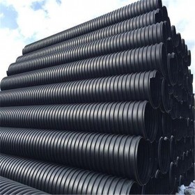 钢带管HDPE钢带增强螺旋波纹管排污管厂家大口径聚乙烯埋地下水管