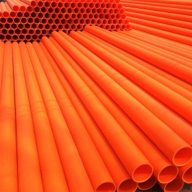 MPP电力管埋地式 橘红色 高强度 光滑 可热熔焊对接