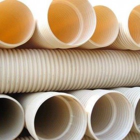 高密度PVC-U双壁波纹管 排水排污管定制批发