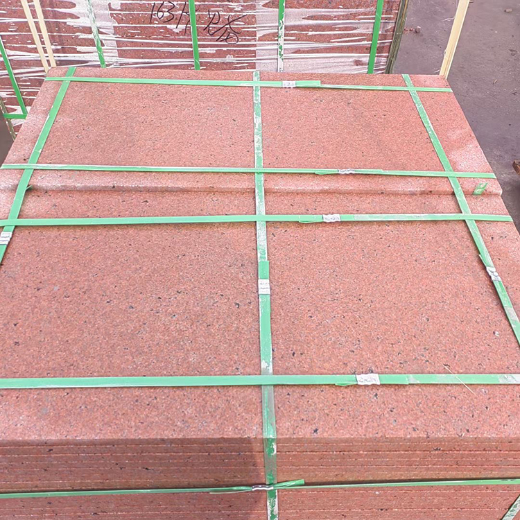 中国红石材外墙干挂板 屋面装饰石材 荥经国建厂家直供