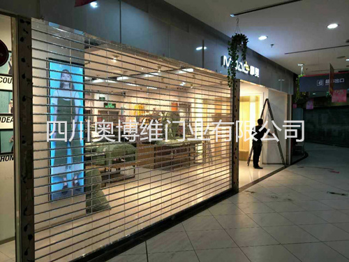 不锈钢水晶卷帘门