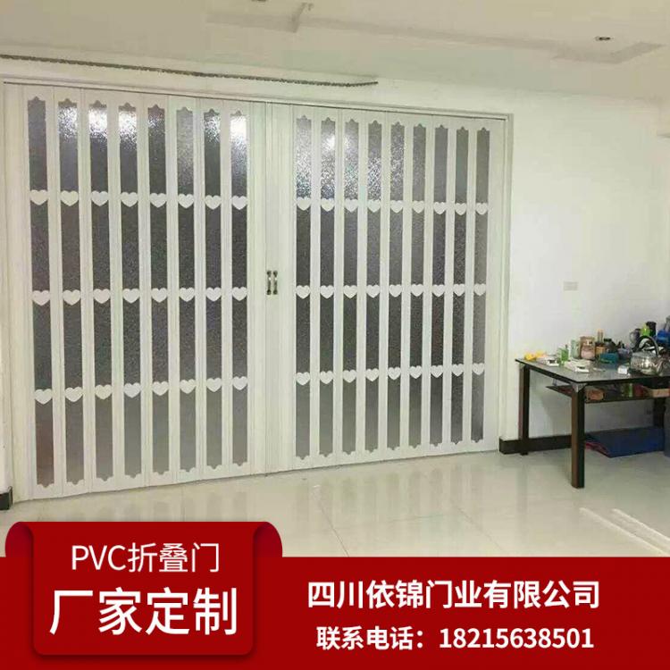 PVC折叠门 水晶折叠门 电动折叠门 电动门厂家   四川依锦门业  厂家直供 出厂单价 电动么 自动门