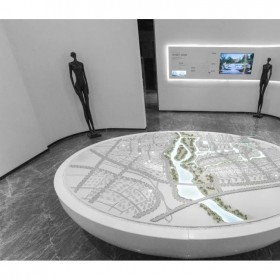 成都展厅展示投影电子数字山体素模过规四川沙盘模型定制厂家