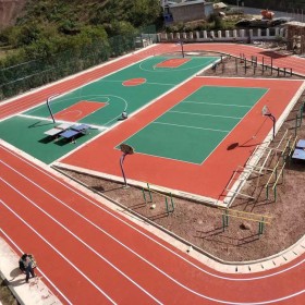 丙烯酸球场 胜飞康体丙烯酸地坪 应用于丙烯酸篮球场 丙烯酸网球场及跑道