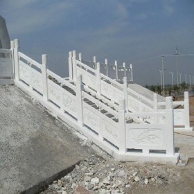 杭州汉白玉石雕护栏 景区汉白玉栏杆批发 接受定制