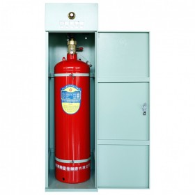 广州柜式七氟丙烷装置  40L-150L 单瓶组柜式无管网七氟丙烷气体灭火系统设备